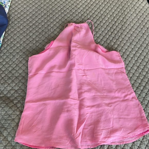 ✨LAST ACT!!! Banana Republic Pink Tie Front Camisole - Picture 2 of 3